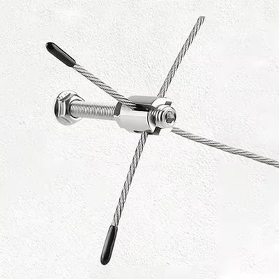 ভালো দাম Gree Wall Post Clamp Hardware 304 3mm Wire Trellis Stainless Steel Wood Screw Wire Rope Clip অনলাইন