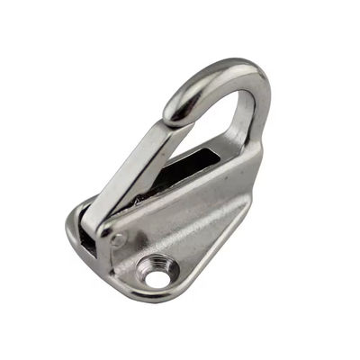 ভালো দাম Marine Fender Bracket Stainless Steel Spring Locked Fender Hook Snap Fending Hook Attach Rope Boat Sail Tug অনলাইন