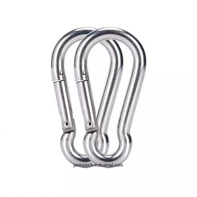 ভালো দাম 400lbs Load Capacity Heavy Industry Stainless Steel Carabiner Clip with Customized Design অনলাইন