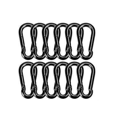 ভালো দাম OEM Black Oxide Finish Carbon Steel Snap Hook Carabiner Customizable For B2B অনলাইন