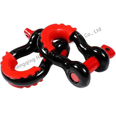 ভালো দাম High Polished Heavy Industry Marine Bow Shackle Carbon Steel Black Painted for Loads অনলাইন