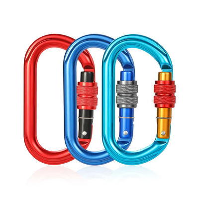 ভালো দাম ২৫কেএন ভারী শিল্প অ্যালুমিনিয়াম গোলাকার আকৃতির ক্লাইম্বিং স্ন্যাপ হুক, কাস্টমাইজড লোগো এবং রঙ অনলাইন