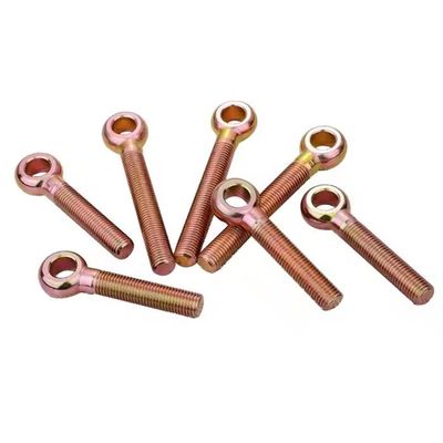 ভালো দাম হলুদ প্লেটেড গ্যালভানাইজড কার্বন স্টিল DIN444 আই বোল্ট ভারী শুল্কের ব্যবহারের জন্য অনলাইন