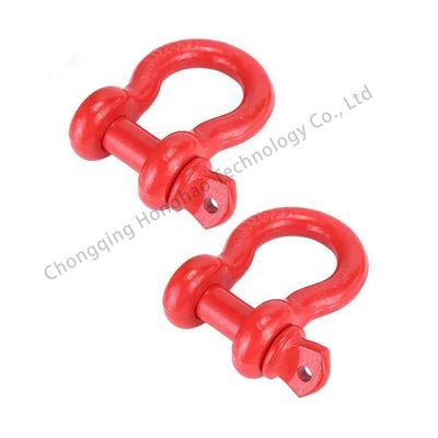 ভালো দাম ZINC Finish Bow Shackle Heavy Duty for Rigging Lifting and Food Beverage Applications অনলাইন