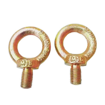 ভালো দাম ড্রপ ফোরজড স্টিল হলুদ জিঙ্ক JIS 1168 ভারী ডিউটি ​​লিফটিং আই বোল্ট কাস্টমাইজড আই বোল্ট অনলাইন