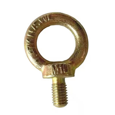 ভালো দাম রিগিং হার্ডওয়্যার JISB1168 স্ট্যান্ডার্ড আই বোল্টস হলুদ জিংক কার্বন স্টিল লিফটিং বোল্ট অনলাইন