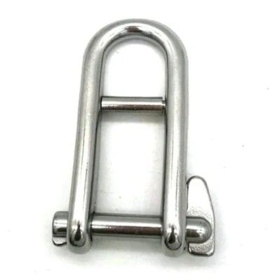 ভালো দাম Stainless Steel Long D Shackle with Screw Pin Rigging Hardware in Polished Finish অনলাইন