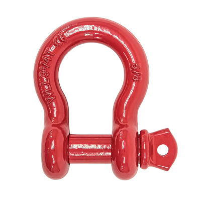 ভালো দাম Metric Measurement System Carbon Steel G209 Bow Screw Pin Shackles for Offroad Rescue অনলাইন