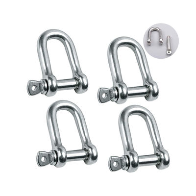 ভালো দাম Polished Screw Pin Forged Stainless Steel 304/316 Marine Anchor Lifting D Shackle Other অনলাইন