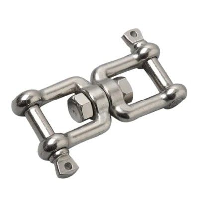 ভালো দাম Lifting And Connecting Stainless Steel Precision Casting Double Jaw Swivel Eye Hook অনলাইন