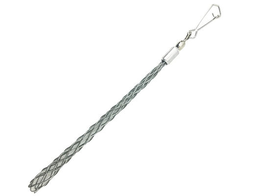 ভালো দাম Cable Pulling Grip Lassos For 9-12mm Electrical Wire Long Steel Wire Mesh , Anti-slip Flexible Cable Sleeve অনলাইন