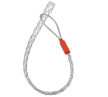 ভালো দাম Cable Pulling Grip  For 6-10mm Cable Galvanized Stainless Steel Anti-Slip Cable Traction Sleeve Flexible Mesh Rope Cable 27cm Length Black অনলাইন