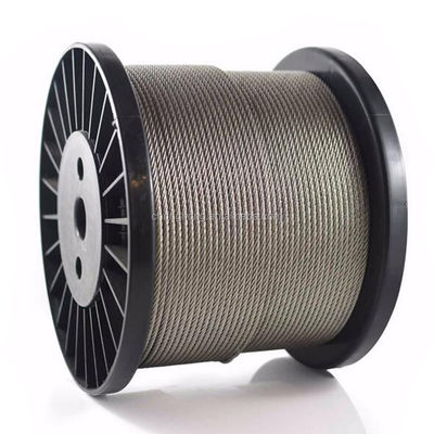 ভালো দাম Carbon Steel 7x19 Aircraft Cable 500ft Steel Rope in 3/32
