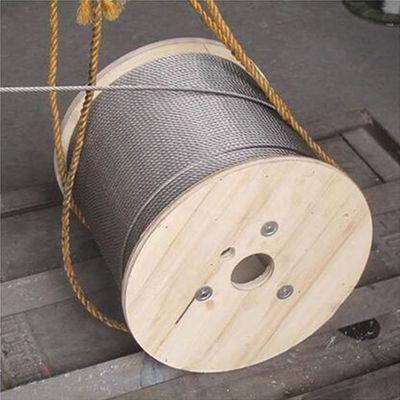 ভালো দাম Standard AiSi 304 316 SUS304 SUS316 Stainless Steel Wire Rope 1x7 Ropes Wire 1.5mm 2mm 3mm 4mm With Tolerance ±1% অনলাইন