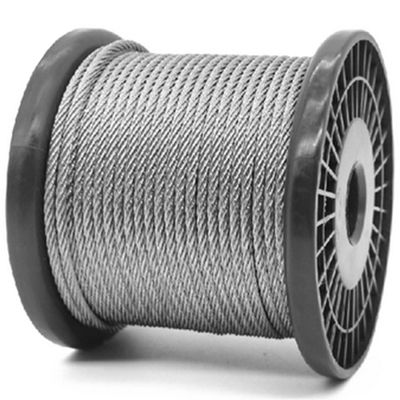 ভালো দাম 6x19 IWRC Stainless Steel Cable Rope Wires Rope T/S 1570Mpa 1000mtrs in Plywood Reel Preformed অনলাইন