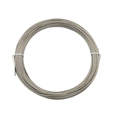 ভালো দাম 316L Steel Grade 8mm 1x19 Inox Cable / Stainless Steel 304 316 Wire Rope for Tough Environments অনলাইন