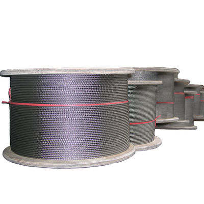ভালো দাম 300 Series 6x7 FC Inox Steel Cable Ropes Aisi304 Aisi316 Stainless Steel Wire Rope 3mm 4mm 5mm Length 1000m/reel Or Customization অনলাইন