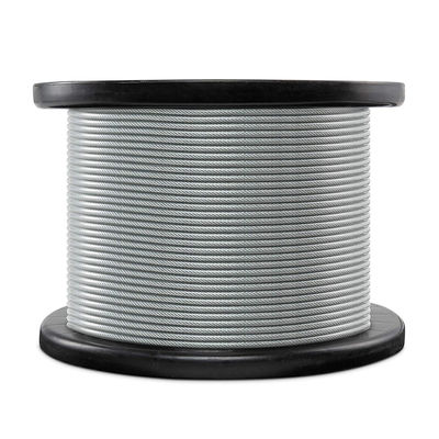 ভালো দাম 7x7 ইস্পাত তারের দড়ি পিভিসি লেপা ইস্পাত তারের দড়ি 1/8 