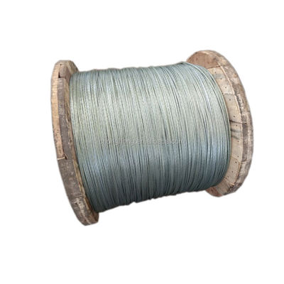 ভালো দাম দৃঢ় নির্মাণ চাহিদার জন্য BS 183 ASTM475 এবং IEC 888 স্ট্যান্ডার্ড অনুমোদিত অ্যালোয় গ্যালভানাইজড স্টিল স্ট্র্যান্ড স্টে তার অনলাইন