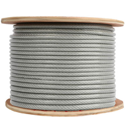 ভালো দাম 7x7 / 7x19 PVC Coated Steel Wire Rope 5/32 inch to 7/16 inch Galvanized Steel Cable Rope Vinyl Coated Aircraft Cables অনলাইন