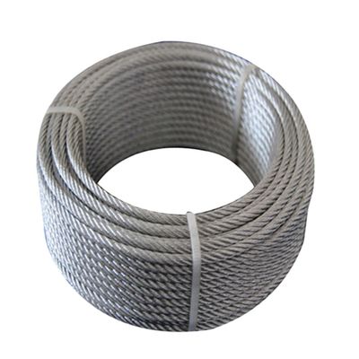 ভালো দাম Grade High Carbon Steel 6*19 Wire Rope 3mm-16mm for Gym Equipment Cable Winch Hot Dip Galvanized/Electric Galvanized অনলাইন