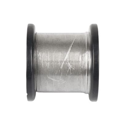 ভালো দাম 6X36 SW IWRC স্টেইনলেস স্টিল কেবল 7x37 316 স্টেইনলেস তারের দড়ি, চমৎকার শক্তি-থেকে-ওজন অনুপাত সহ অনলাইন