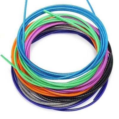 ভালো দাম 1*7/7*7/1*19/7*19 কাঠামো পিভিসি লেপযুক্ত গ্যালভানাইজড স্টিলের তারের দড়ি পোশাকের জন্য স্ট্যান্ডার্ড আইআইএসআই অনলাইন