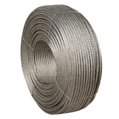 ভালো দাম 6x19 FC 10MM Ungalvanized ইস্পাত তারের দড়ি ইস্পাত তারের কাটার জন্য প্রক্রিয়াকরণ পরিষেবা স্টেইনলেস স্টিলের প্রসার্য অনলাইন