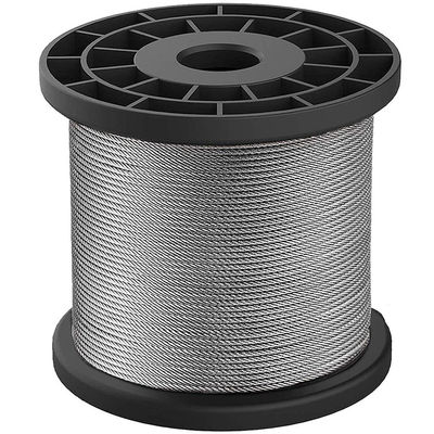 ভালো দাম 1x7 1x19 7x19 7x7 ইনক্স কেবল 316 স্টীল কেবল রোপস তারের পালিশ ফিনিশ এবং কম C উপাদান সহ স্টেইনলেস স্টীল তারের দড়ি অনলাইন