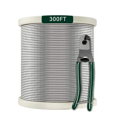 ভালো দাম স্টেইনলেস স্টিল কেবল বেল্ট কাটার ৭x৭ টি৩১৬ ডেক রেলিংয়ের জন্য বিশেষ কোল্ড হেডিং স্টিল অনলাইন