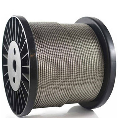 ভালো দাম 6x19 IWRC তারের দড়ি নির্মাণ গ্যালভানাইজড ইস্পাত তারের দড়ি 1/8