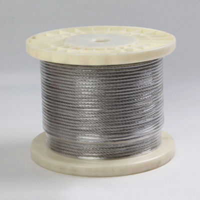 ভালো দাম কাস্টমাইজেশন ৭x৭ ইনক্স কেবল অদৃশ্য গ্রিল স্টেইনলেস স্টিল দড়ি Ss316 স্টিল কেবল দড়ি তারের ১০০০ মিটার দৈর্ঘ্য অনলাইন