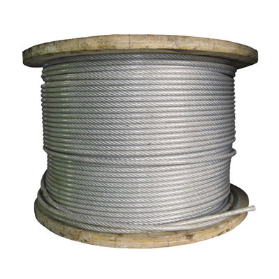 ভালো দাম 7*7 304 নাইলন লেপা 2.5 মিমি স্টেইনলেস স্টিল তারের দড়ি অদৃশ্য গ্রিলের জন্য ইনক্স কেবল দৈর্ঘ্য 1000M বা কাস্টমাইজেশন অনলাইন