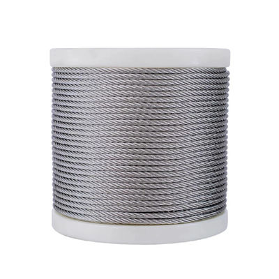 ভালো দাম 6X12 7FC/6X24 এফসি / 6X19 এফসি / 6X37 এফসি স্টেইনলেস স্টীল তারের দড়ি উইঞ্চ শক্তি 1570-1960 এমপিএ প্রক্রিয়াকরণ পরিষেবা অন্যান্য অনলাইন