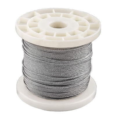 ভালো দাম কাস্টমাইজেশন ব্যাস স্টেইনলেস স্টীল 316 তারের দড়ি 1x7 ss304 ss316 জিম ক্যাবল প্রয়োজনের জন্য ইনক্স তারের অনলাইন