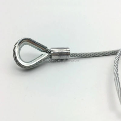 ভালো দাম 7x7 / 7x19 / 1x19 তারের দড়ি 3.2 মিমি প্রাক-প্রসারিত গ্যালভানাইজড এয়ারক্রাফট তারের জন্য হ্যাঙ্গার তার / আলো তারের সহনশীলতা অন্যান্য অনলাইন