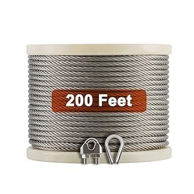 ভালো দাম 304 স্টেইনলেস স্টীল গ্যালভানাইজড 7X19 6 মিমি গ্যালভানাইজড এয়ারক্রাফট ক্যাবল বেড়া অ্যাপ্লিকেশন জন্য অনলাইন