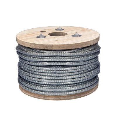 ভালো দাম 10 মিমি 7X19 এআইএসআই 304 স্টেইনলেস স্টীল হট ডিআইপি গ্যালভানাইজড এয়ারক্রাফট ক্যাবল স্টিলের তারের দড়ি ± 1% সহনশীলতা সহ অনলাইন