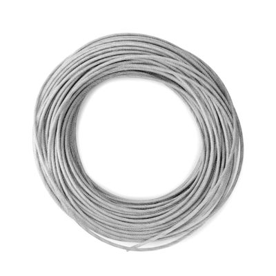 ভালো দাম 304/316 7X7 স্টেইনলেস স্টিল তারের কেবল যা গ্যালভানাইজড এয়ারক্রাফ্ট ক্যাবলে ব্যবহৃত হয়, সহনশীলতা ±1% এবং OEM সহ অনলাইন