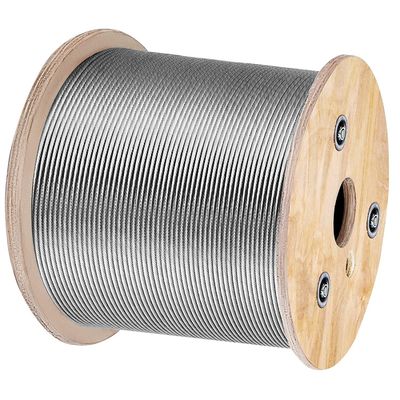 ভালো দাম ১x১৯ টাইপ ৩১৬ স্টেইনলেস স্টিল নির্মাণ এএসটিএম এ ৪৭৫ উচ্চ টেনসাইল গ্যালভানাইজড ৭ তার ০.৩৩মিমি স্টিল স্ট্র্যান্ড গ্যালভানাইজড স্টিল কেবল অনলাইন