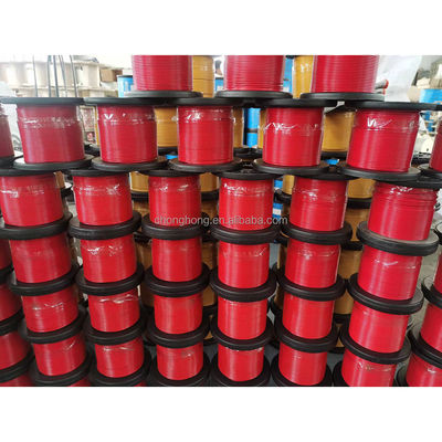 ভালো দাম গ্যালভানাইজড স্টিল রোপ পিভিসি কোটেড ৭x৭ / ৭x১৯ ভিনাইল কোটেড এয়ারক্রাফট কেবল ১/৮