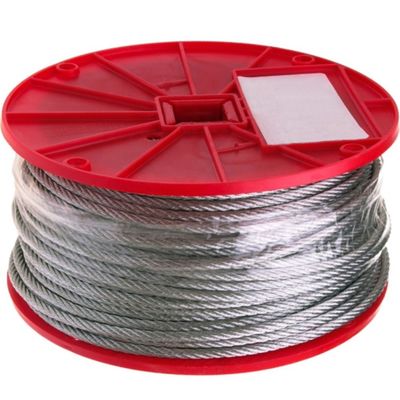 ভালো দাম 7x19 মিল-স্পেক-ডিটিএল-83420 গ্যালভানাইজড এয়ারক্রাফ্ট কেবল স্টিল কেবল রোপ তার 1/4