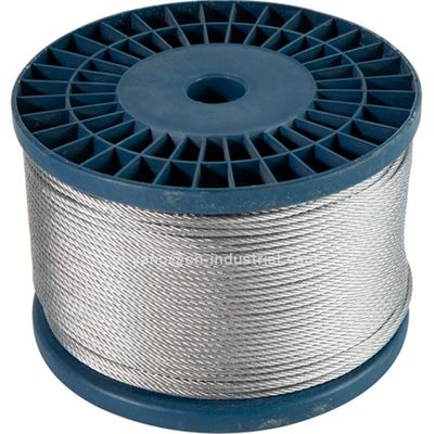 ভালো দাম 7x19 তারের দড়ি দৈর্ঘ্য কাস্টমাইজেশন গ্রেড কার্বন ইস্পাত 9/32