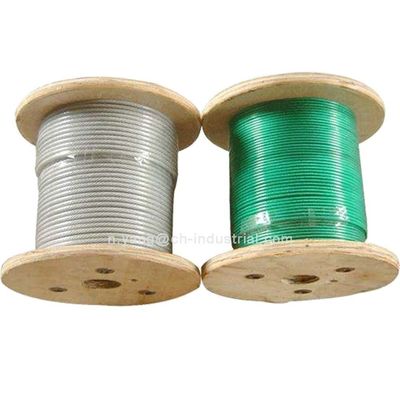 ভালো দাম PVC প্রলিপ্ত ইস্পাত তারের দড়ি 5/32