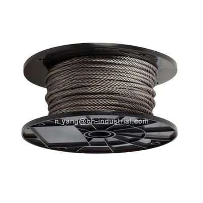 ভালো দাম কাস্টমাইজেশন নন-ম্যাগনেটিক স্টিল কেবল A2 A4 ইনক্স কেবল 6x7 FC 7x7 AISI316T AISI304 SUS316 SUS304 স্টেইনলেস স্টিল তারের দড়ি অনলাইন