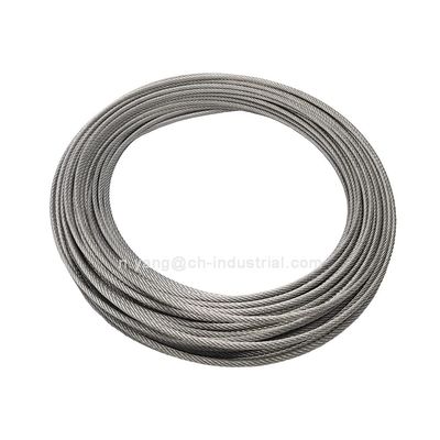 ভালো দাম 120 ফুট 1/8 ইঞ্চি T316 স্টেইনলেস স্টীল বিমানের তারের 7x7 স্ট্র্যান্ডস ওয়্যার রোপন DIY ডেকিং রেলিং কিট নির্মাণের জন্য অনলাইন