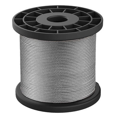ভালো দাম 7x19 1x19 8mm স্টেইনলেস 304 কেবল SS কেবল 316 304 স্টেইনলেস স্টিল তারের দড়ি ব্যালস্ট্রেড কেবল ডেক রেলের জন্য কাস্টমাইজযোগ্য অনলাইন