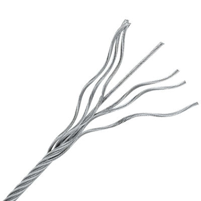 ভালো দাম জংরোধী ইস্পাত তারের দড়ি 304 স্টেইনলেস স্টিলের তারের বান্ডিলিং আউটডোর 7X19 এর জন্য অনলাইন