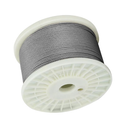 ভালো দাম AISI SUS316 7X19 স্টেইনলেস স্টীল স্টিলের তারের দড়ি সামুদ্রিক নির্মাণের জন্য tolerances ± 1% গ্যারান্টিযুক্ত অনলাইন