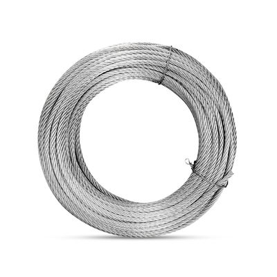ভালো দাম ঠান্ডা শিরোনাম AISI SUS304 স্টিলের তারের দড়ি 7X19 ব্যাসার্ধ ভারী দায়িত্ব অ্যাপ্লিকেশন জন্য অনলাইন
